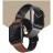 Ремешок Uniq Straden Waterproof Leather/Silicone для Apple Watch 42-44-45-49 мм, серый