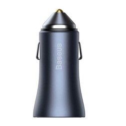 Автомобильное зарядное устройство Baseus Golden Contactor Pro Dual Quick Charger Car Charger U+C 40W