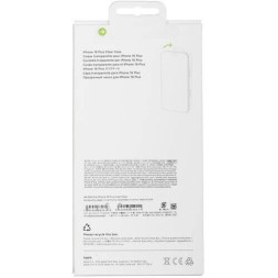 Чехол накладка для iPhone 16 Plus Clear Case MagSafe (прозрачный)