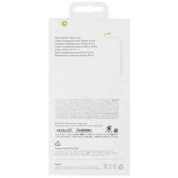 Чехол накладка для iPhone 16 Pro Clear Case MagSafe (прозрачный)