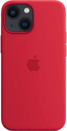 Чехол силиконовый для iPhone 13 mini Apple MagSafe красный