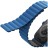 Ремешок Uniq Revix reversible Magnetic для Apple Watch 42-44-45-49 мм, синий/черный