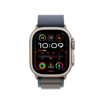 Часы Apple Watch Ultra 2 GPS + Cellular, 49 мм ремешок Alpine (синий), размер L