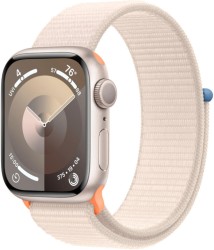 Часы Apple Watch Series 9, 45 мм спортивный ремешок (сияющая звезда)