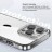 Чехол накладка для iPhone 16 Pro Max Gurdini Alba Series Protective (серый)