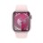 Часы Apple Watch Series 9, 45 мм спортивный ремешок (нежно-розовый), размер S/M