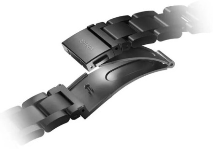 Ремешок Uniq OSTA Steel Strap для Apple Watch 42-44-45-49 мм, черный