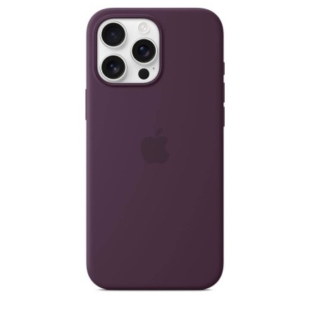 Чехол накладка для iPhone 16 Pro Silicone Case with MagSafe Plum