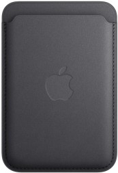Чехол-бумажник для iPhone 15 Apple FineWoven MagSafe (черный)
