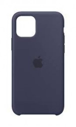 Чехол для iPhone 12 Silicon Case Protect (темно-синий)